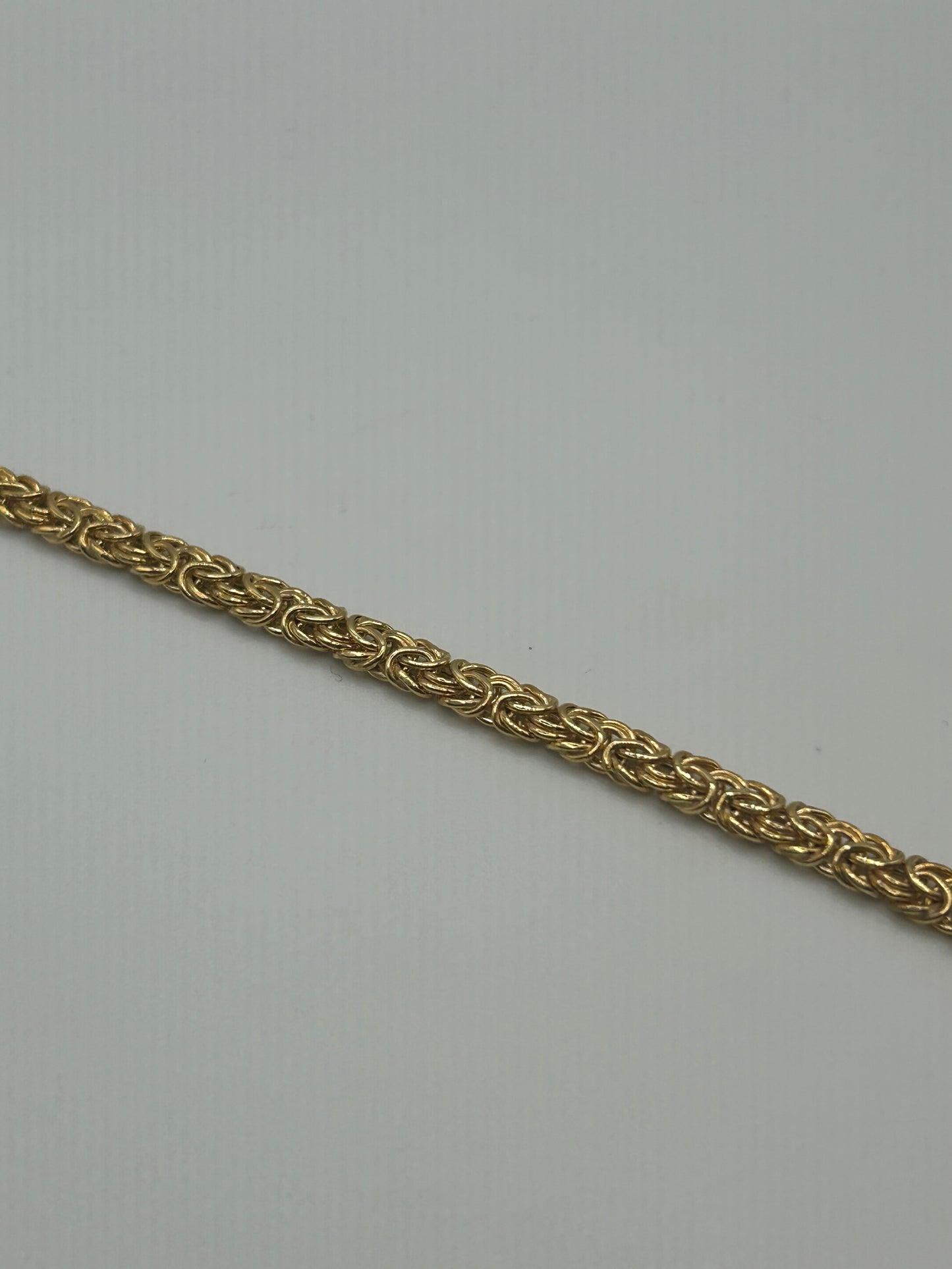 9ct Yellow Gold Bizantine Bracelet