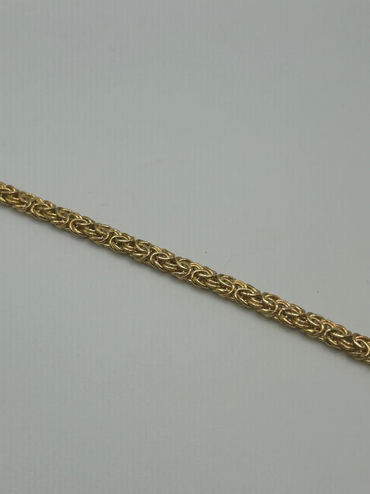 9ct Yellow Gold Bizantine Bracelet